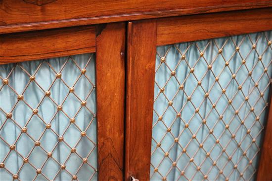 A William IV rosewood chiffonier W.118cm